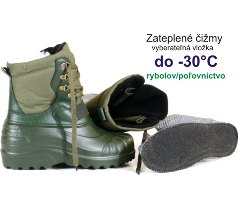 Holínky Tramp do -30 ° zelené