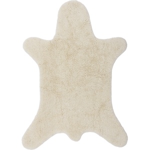 Bloomingville Килим Bear, 200 см, бял (82066549)