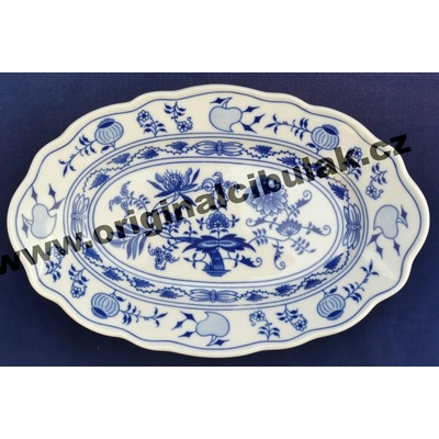 Český porcelán Dubí Cibuláková misa oválna 28 cm