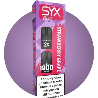 Syx Pod Strawberry Grape 16,5 mg 2x950 potáhnutí 1 ks – Zbozi.Blesk.cz