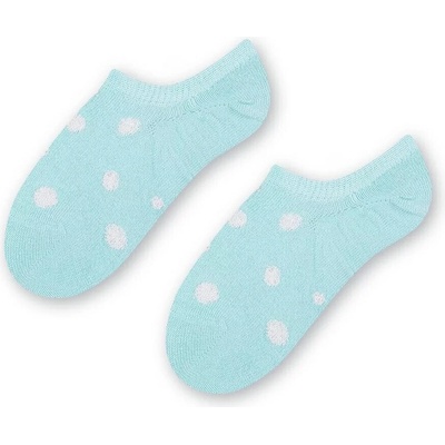 Dětské ponožky Bamboo Silver dots mentolová