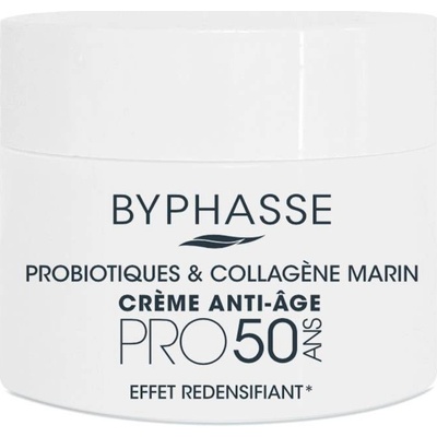 Byphasse PRO50 Anti Aging Krém zpěvňující s probiotiky a kolagenem 60 ml