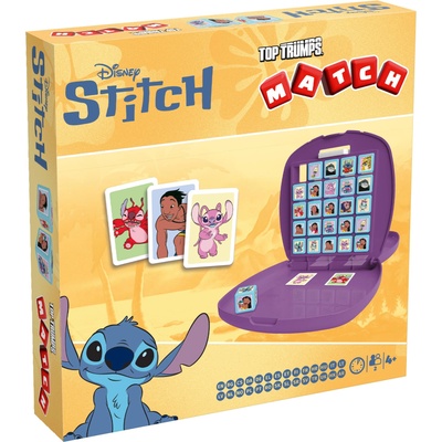 Winning Moves Игра с карти и кубчета Top Trumps Match - Lilo & Stitch (WM05350)