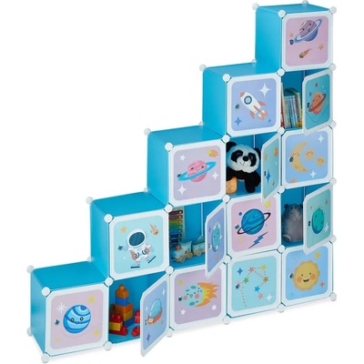 Albus Детски етажерка с 15 отделения