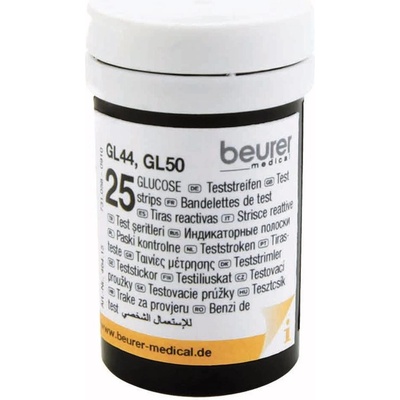Beurer 464.14 testovacie prúžky na glukometer 2 x 25 ks