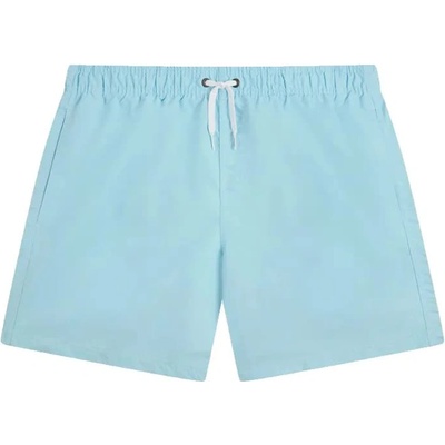 Sundek Бански гащета Sundek Iconic taffeta stretch waist swimming shorts - Blue (Vintage Glacier)