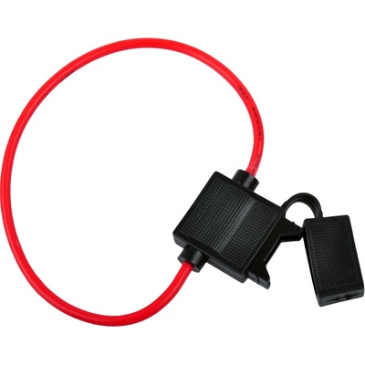 CABLETECH Poistkové puzdro do auta (20mm) 1,5mm s káblom 30cm GNI0131-1