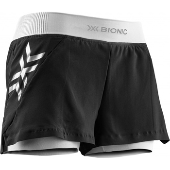 X-Bionic Twyce Race 2in1 dámske kraťasy čierna/ružová