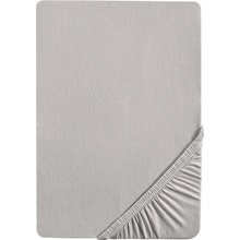 Biberna Žerzejové napínací prostěradlo bouřkově šedé 180-200x200