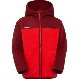 Mammut Детско поларено яке Mammut Kid's Waymarker Midlayer Hooded Jacket Fleece jacket - Mammut Red / Dark Mammut Red - размер 104 (EU) (703-6438-0311)