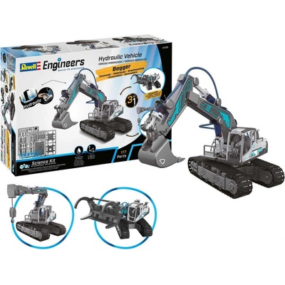 Revell Engineers 21305 Hydraulic Excavator 3in1 1:24