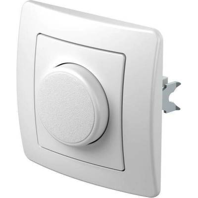 EE19PW-B Stmívač LED otočný 100W - lesklá bílá, TEM