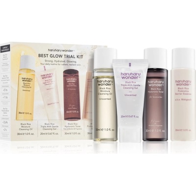 haruharu wonder Best Glow Trial Kit комплект за пътуване за освежаване и хидратация