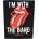 RAZAMATAZ голяма апликация the rolling stones - i'm with the band - razamataz - bp1122