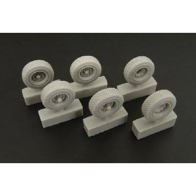 Dragon Hauler Chevrolet wheels resin wheels for kit 1:72