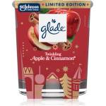 Glade Twinkling Apple & Cinnamon ароматна свещ 112 гр