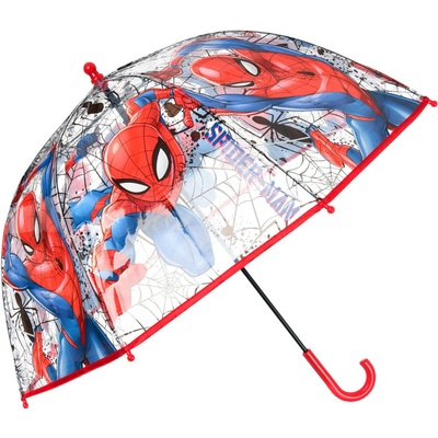 Sun City chlapecký deštník Spiderman transparentní