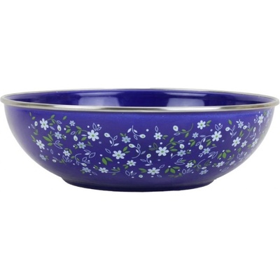 BELIS Smaltovaná miska 18 cm 0.8 l malá ROMANCE modrá 45018-009DDEX5
