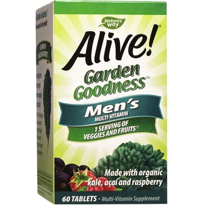 Nature's Way Alive! Garden Goodness Men's Multi [60 Таблетки]