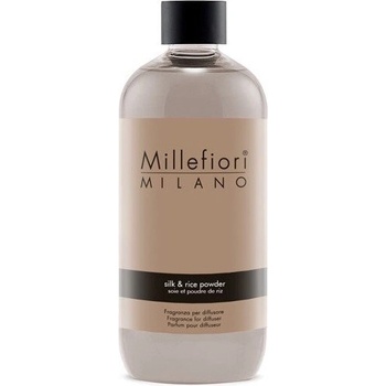 Millefiori Milano Náhradná náplň do arómy difuzéra Natural Hodvábí & ryžový prášok 250 ml