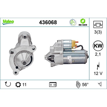 Štartér VALEO 436068