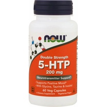 Now Foods Foods 5-HTP L-tryptofan 200 mg x 60 rostlinných kapslí