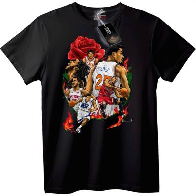 NOONEBRAND Тениска Баскетболни Легенди - 2XL, White