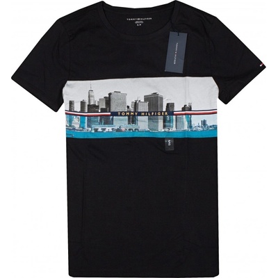 Tommy Hilfiger dámské tričko s krátkým rukávem Logo print