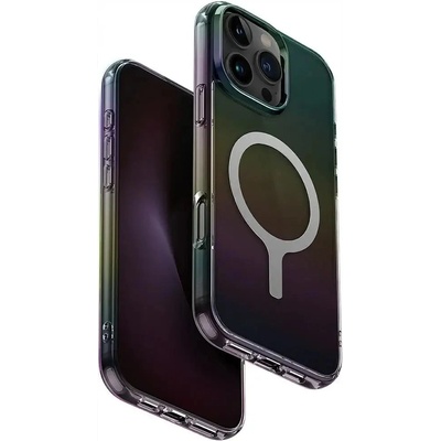 Uniq Iridescia Magclick Charging Case за iPhone 16 Pro Max - черен (8886463691748)
