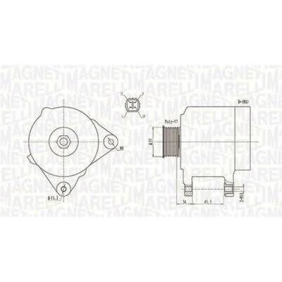 generátor MAGNETI MARELLI 063731907010