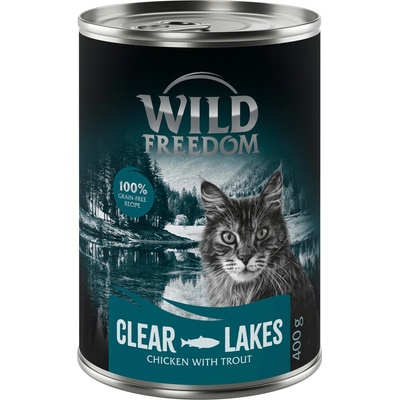 Wild Freedom Adult bezobilné Clear Lakes pstruh & kuracie 6 x 400 g