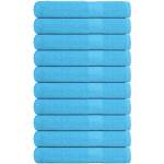 vidaXL Кърпи FROGN 10 бр. Тюркоазени 100x200 см 360 г/м2 (136988)