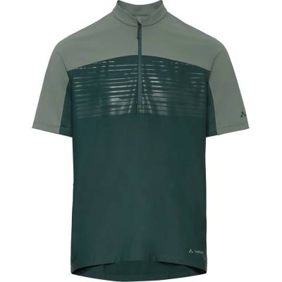 Vaude Мъжка фланелка с къс ръкав за колоездене Vaude Qimsa Pro Half Zip Shirt Cycling jersey - Deep Pond - размер XL (056-3956-0114)