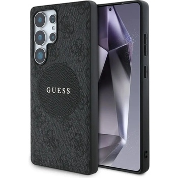 GUESS Калъф Guess 4G Round Patch Classic Logo MagSafe за Samsung Galaxy S25 Ultra черен