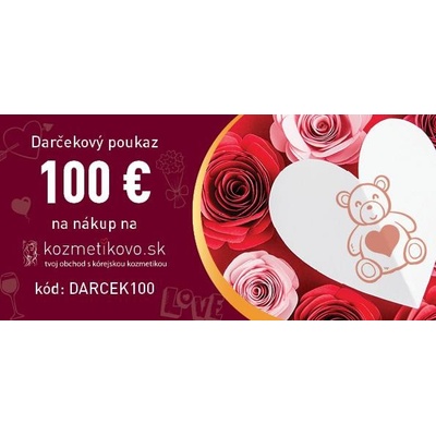 Darčekový poukaz v hodnote 100€