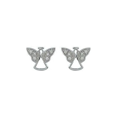 Infinitysilver stříbrné náušnice andělé menší 438401