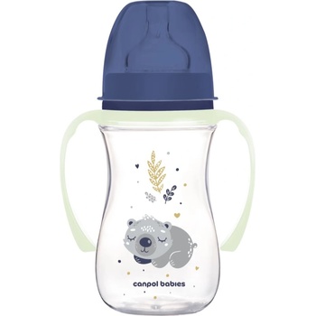 Image 1 of Canpol babies EasyStart Sleepy Koala 240 ml бебешко шише 3 m+ Blue 240ml