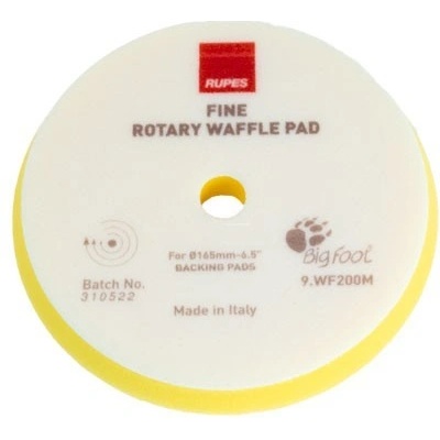 RUPES Waffle Fine Polishing Foam Pad for Rotary Polishers 170/180 mm