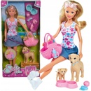 Simba Bábika Steffi na prechádzke so psami