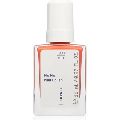 Korres No No Nail Polish pečující lak na nehty odstín 43 Summer Peach 11 ml