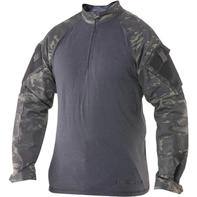 Košile Tru-spec taktická combat TRU 1/4 zip multicam black