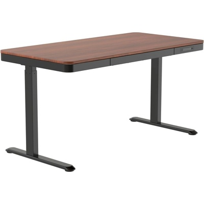 ACJ Stôl ACTIVEJET s elektrickým nastavením výšky 140x70 ET119W-C čierna/orech
