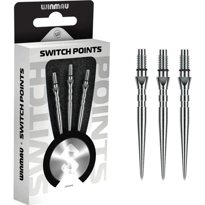 Winmau Switch Points Groove Silver 30mm