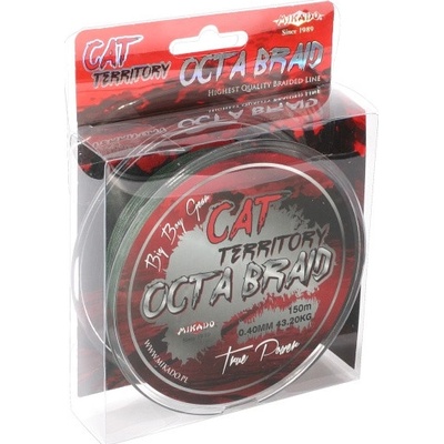 Mikado šnúra Territory Octa Braid Green 150m 0,40mm 39,8kg