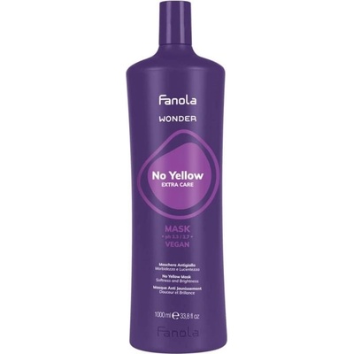 Fanola Wonder No Yellow Тонираща маска за руса, изсветлена и сива коса, 1000 ml