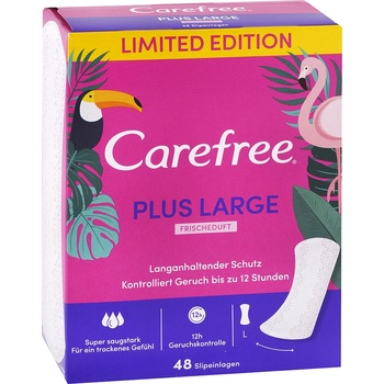 Carefree Plus Large slipové vložky so sviežou vôňou 48 ks