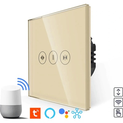 Revolo Touch WiFi žalúziový ovládač - Zlatý