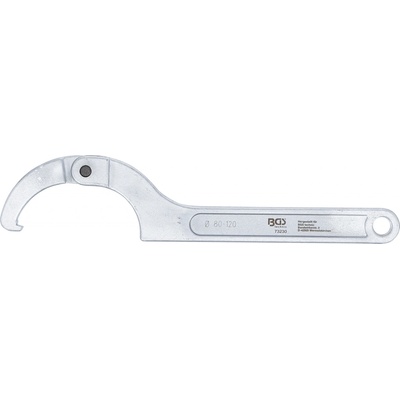 BGS technic Kloubový hákový klíč s výstupkem 80 - 120 mm BGS 73230