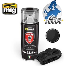AMMO by MIG Jimenez TITANS HOBBY Black Matt Primer 400ml