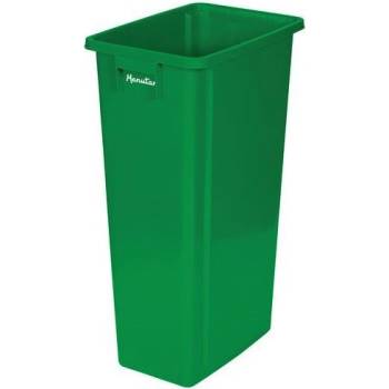 Manutan Expert Plastový odpadkový kôš Select na triedený odpad, zelený